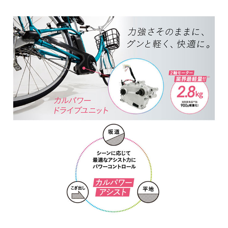 ビビ・DX「BE-FD633」26インチ 電動自転車 -25