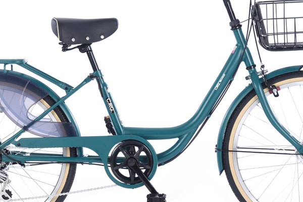 カーグバケットBAA-L 24インチ 6段変速 オートライト シティサイクル