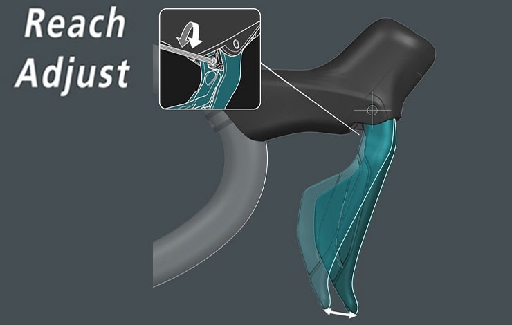 ULTEGRA] ST-R8150 デュアルコントロールレバー 2x12s Di2