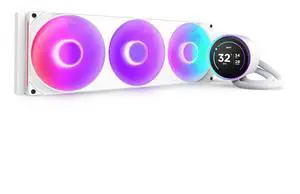 NZXT KRAKEN ELITE RGB 420MM WHITE AIO LIQUID COOLER WITH IPS LCD