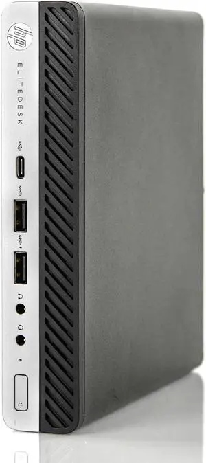 HP ProDesk 400 G4 Mini Desktop Computer, Intel Six-Core i5-8500T