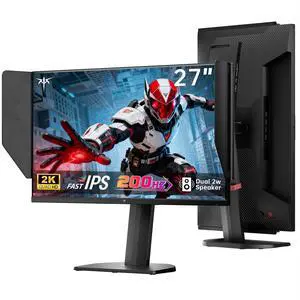 KTC 27 Inch QHD Gaming Monitor, 2K 200Hz Up to 210Hz 1ms Fast IPS