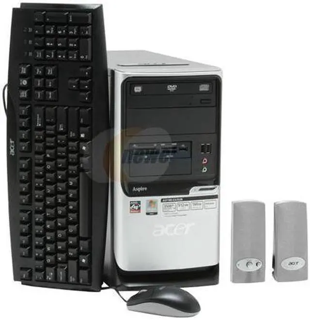 Acer Desktop PC Aspire AST180-EA352B 3500+(2.20 GHz) 512MB DDR2