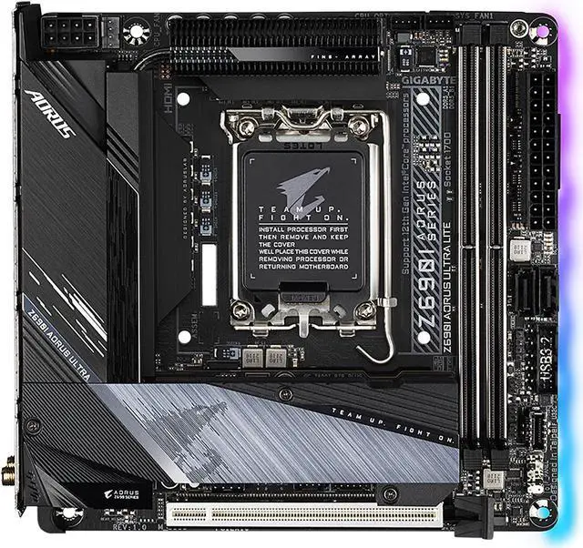 GIGABYTE Z690I AORUS ULTRA LITE (rev. 1.0) LGA 1700 DDR5 Mini ITX