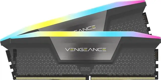 CORSAIR Vengeance RGB 32GB (2 x 16GB) 288-Pin PC RAM DDR5 6000