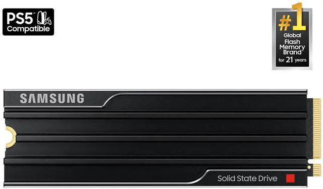 SAMSUNG SSD 9100 PRO with Heatsink 1TB, PCIe 5.0x4 M.2 2280, Seq