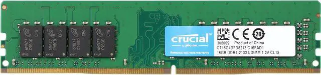 Crucial 16GB Single DDR4 2133 MT/s (PC4-17000) DIMM 288-Pin Memory