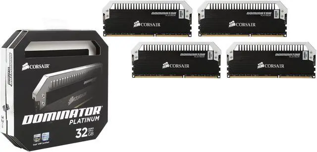 CORSAIR Dominator Platinum 32GB (4 x 8GB) DDR3 2400 (PC3 19200