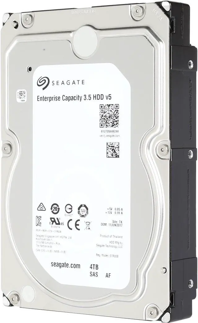 Seagate Enterprise Capacity 3.5'' HDD 4TB 7200 RPM 512e SAS 12Gb/s