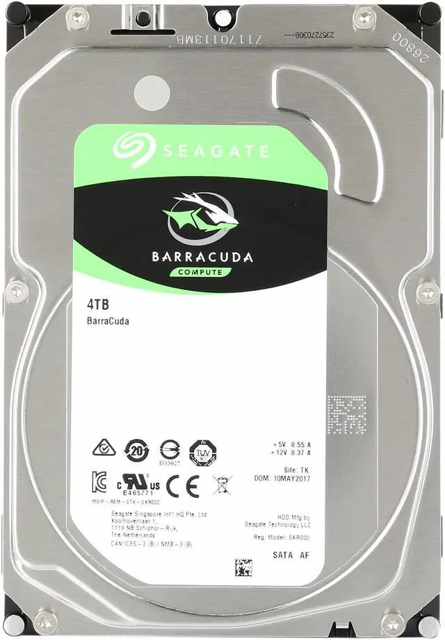 Seagate BarraCuda 4TB 5400 RPM 3.5