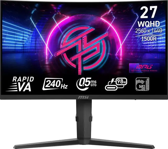 MSI MPG 275CQRXF 27-inch 2560 x 1440 (QHD) Gaming Computer Monitor