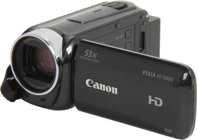 Canon VIXIA HF R400 (8155B004) Black High Definition Camcorder