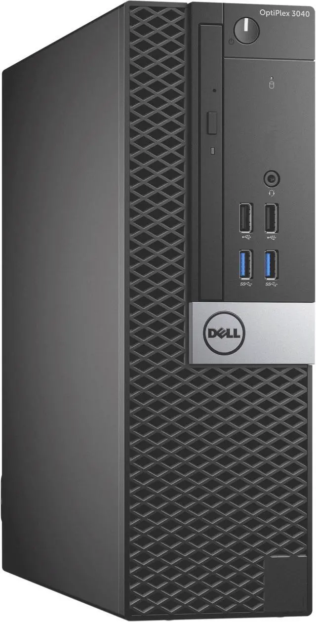Refurbished: Dell Optiplex 3040 Small Form Desktop, Intel Quad