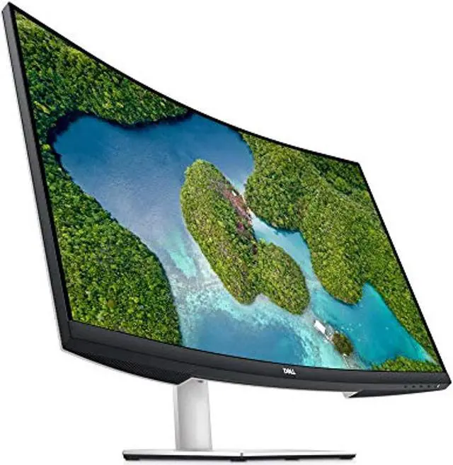 dell s3221qs 32 inch curved 4k uhd, va ultra-thin bezel monitor