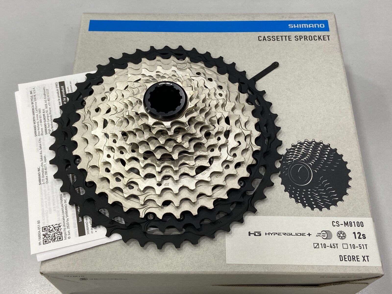 Shimano Cassette 12s XT CS-M8100 – c2cuae
