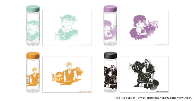 名探偵コナン」灰原、ジン、バーボン…普段使いに最適なクリアボトル