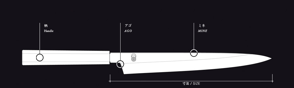 菊月 霞 先丸蛸引包丁 | 堺菊守の最高級和包丁 重陽＋菊月