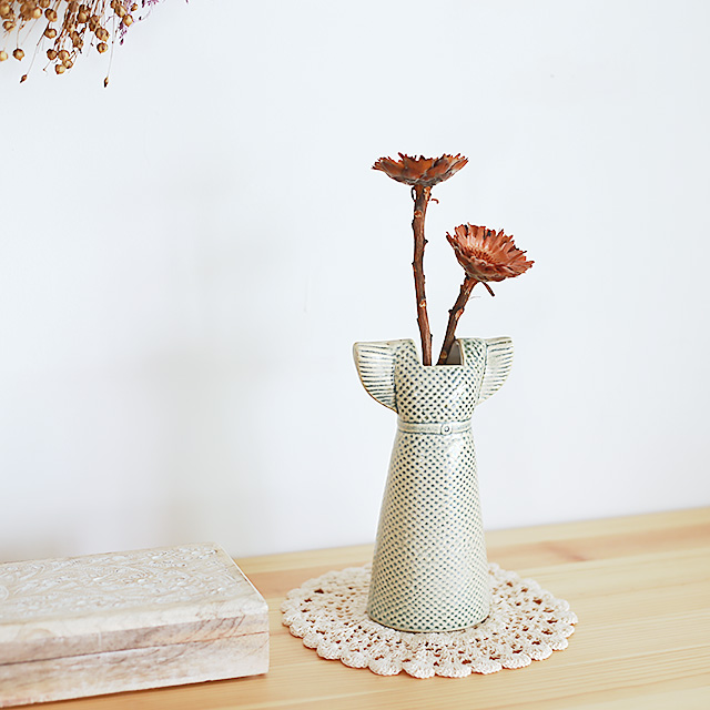 個別販売】Lisa Larson リサ・ラーソン｜WARDROBE DRESS 花瓶 ドレス