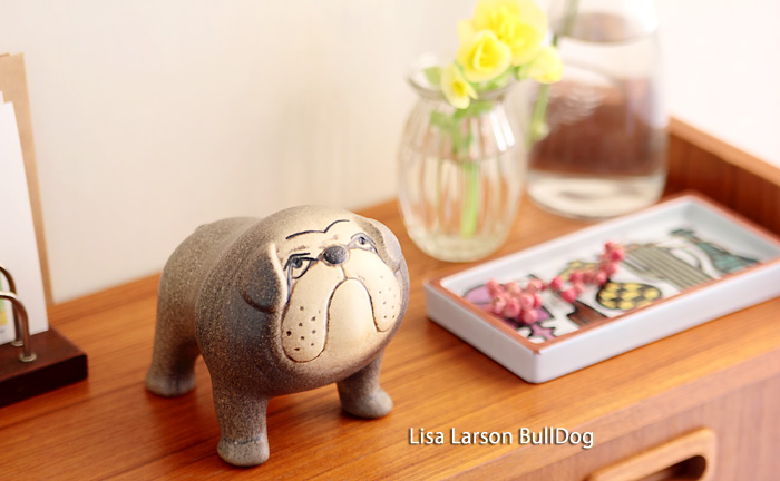 個別販売】Lisa Larson リサ・ラーソン｜BULLDOG ブルドッグ Mサイズ