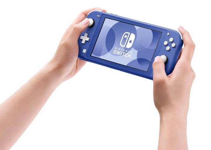 Игровая консоль Nintendo Switch Lite (синий, Blue) – фото, отзывы