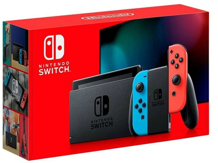 Игровая консоль Nintendo Switch HAC-001-01 Neon Blue-Red – фото