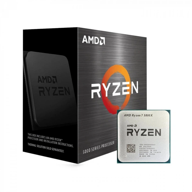 Процессор AMD Ryzen 7 5800X (3.8GHz 32MB 105W AM4) Box (100
