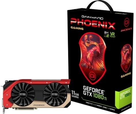 Видеокарта Gainward PCI-Ex GeForce GTX 1080Ti Phoenix 11GB GDDR5X