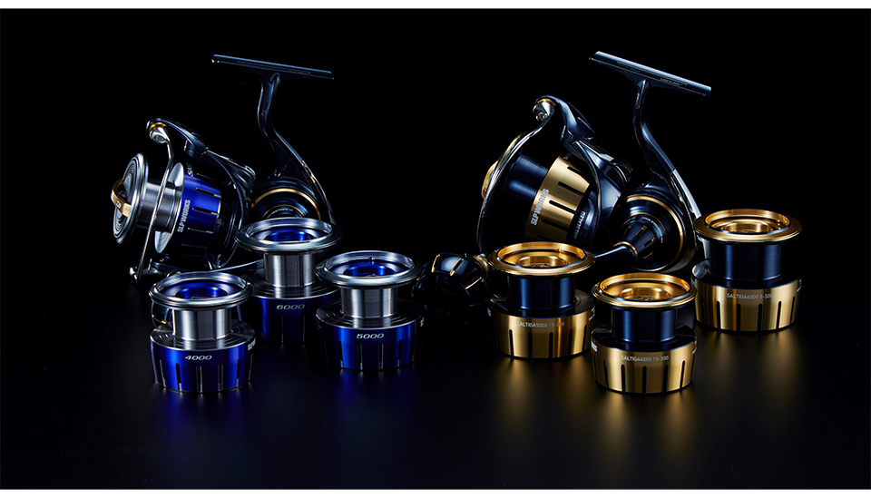 23SALTIGAスプール/ブルー│SLP WORKS