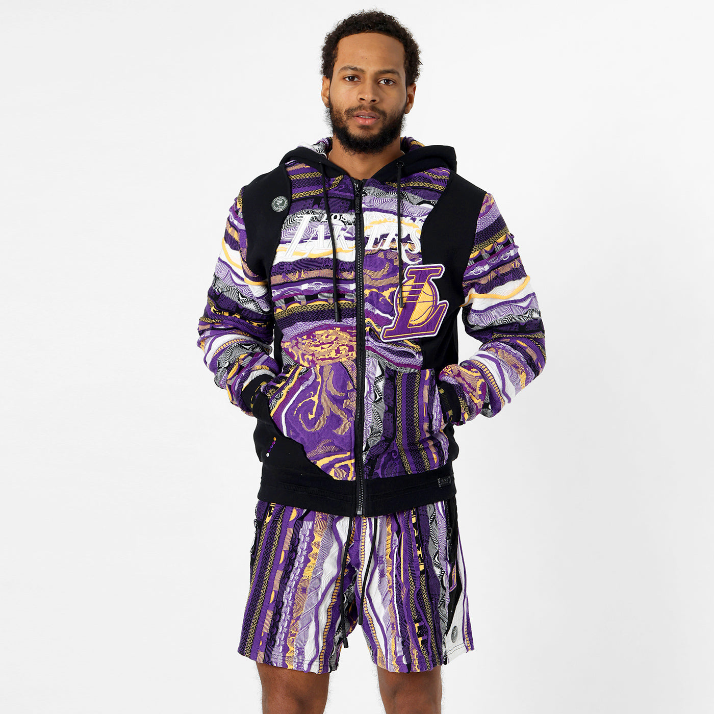 New - COOGI X NBA X Protege - Lakers Full Zip Hoody