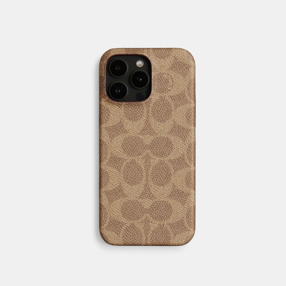 COACH® | Iphone 16 Pro Case In Signature Canvas