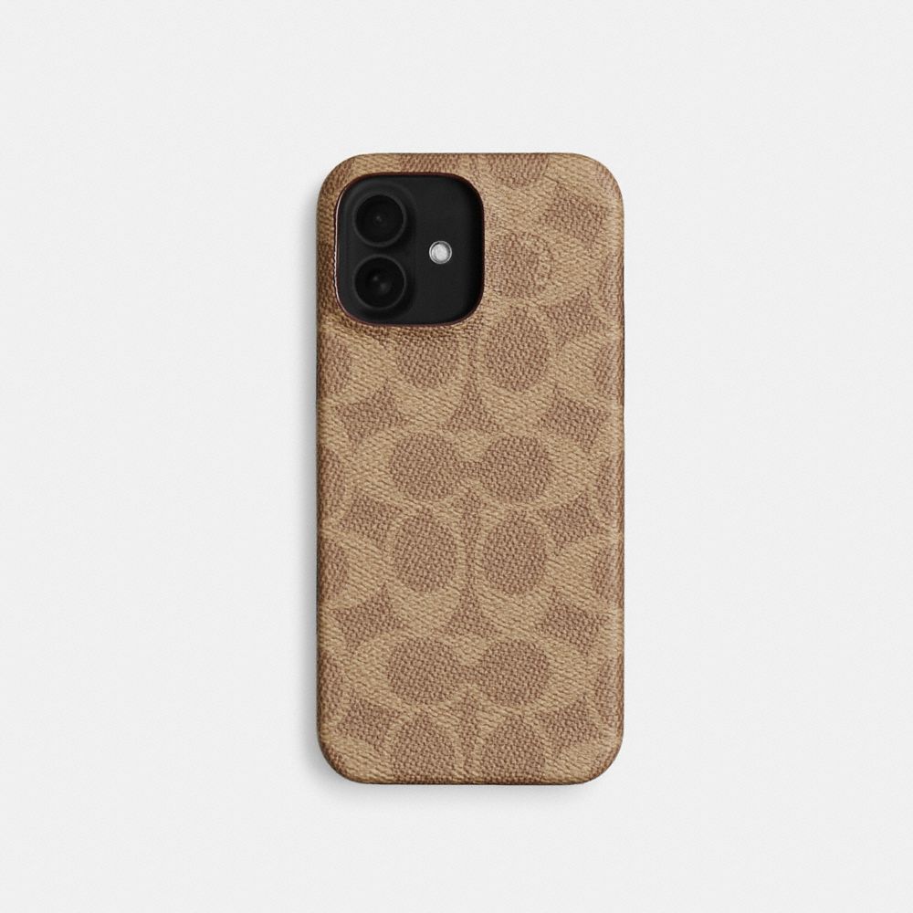公式】COACH – コーチ | IPHONE 16 ケース・シグネチャー キャンバス
