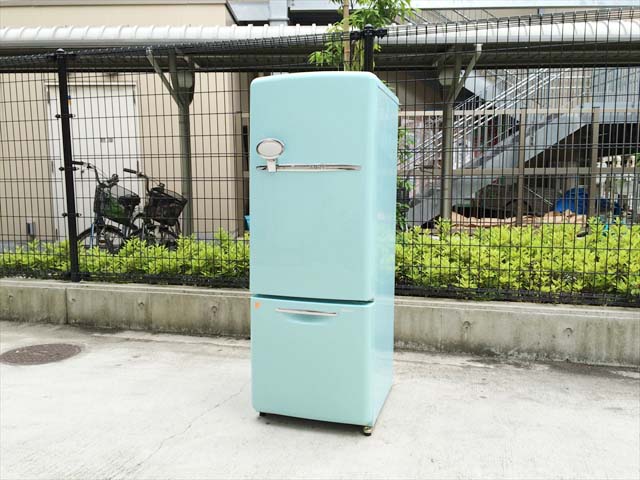 ウィルのターコイズブルー冷蔵庫を東京都品川区にて買取