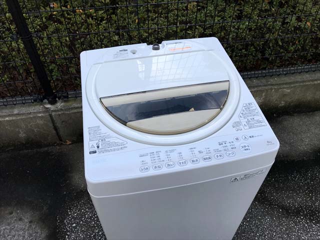 東芝の6キロ洗濯機スタークリスタルドラムを大田区西馬込にて買取