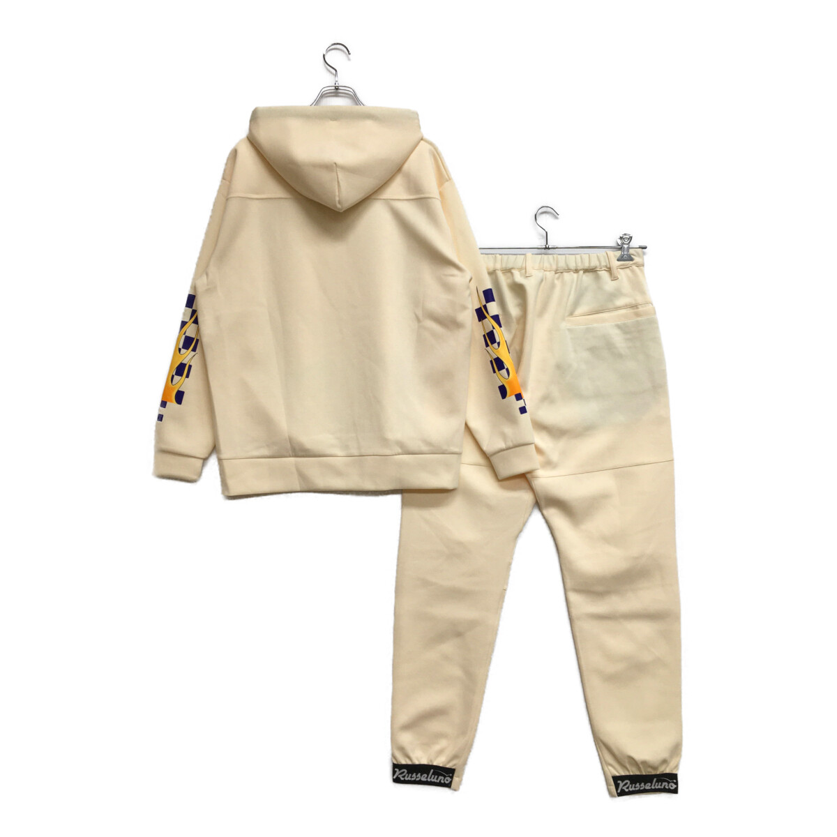 未使用品 メンズ ラッセルノ RUSSELUNO セットアップ 4(M) クリーム色