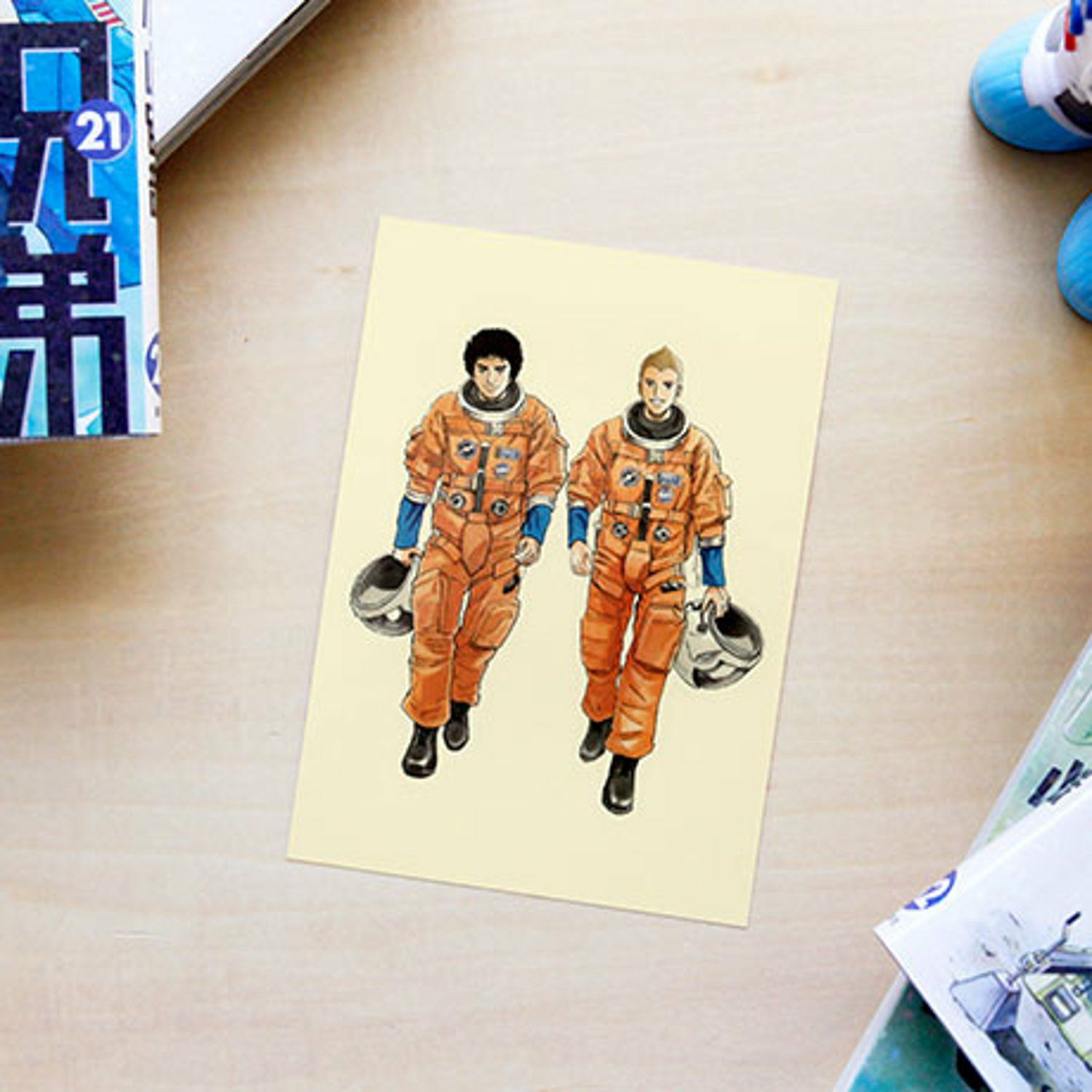 宇宙兄弟 A4クリアファイル ムッタとヒビトの基礎知識（2枚セット