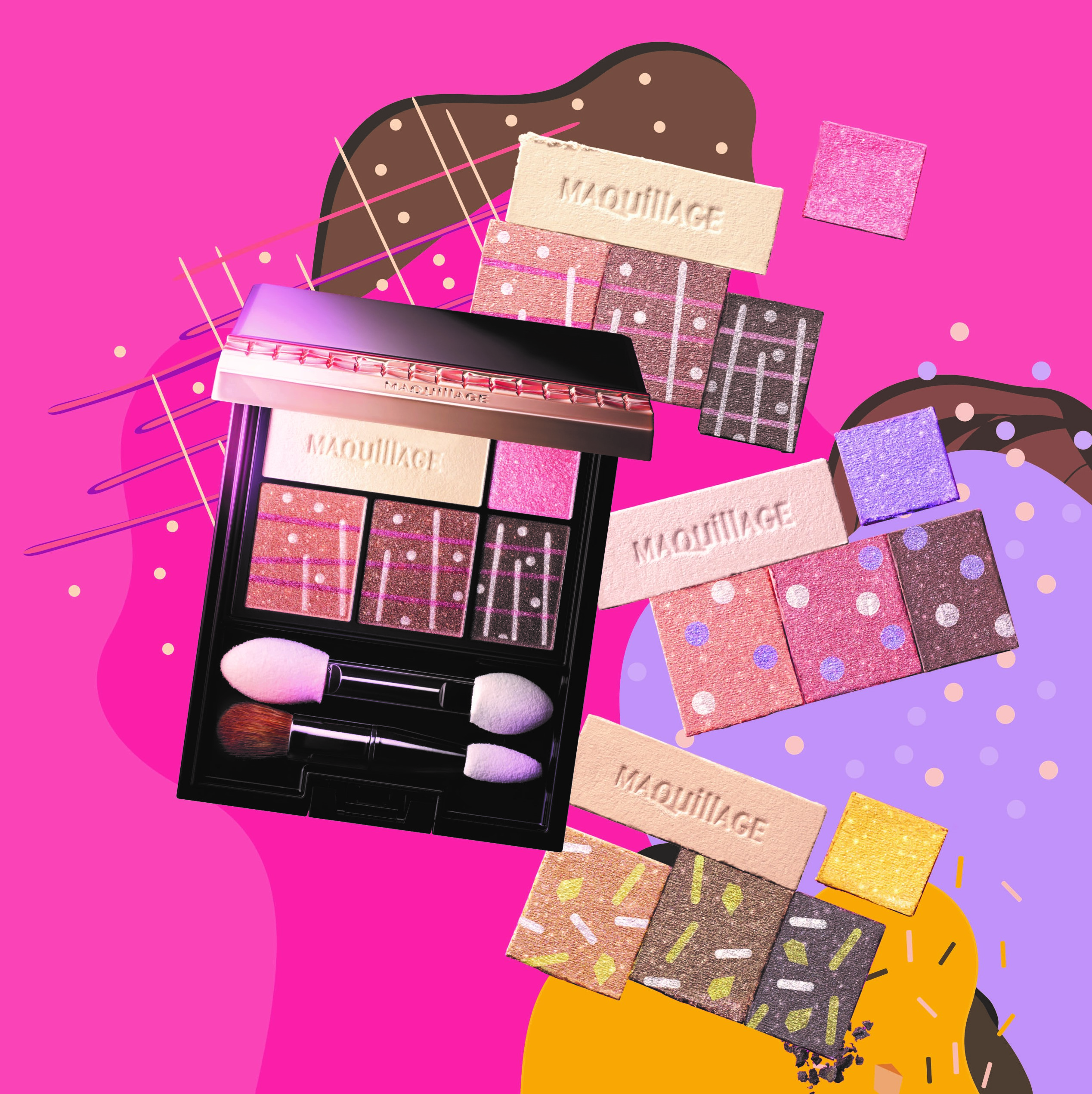 目を自然に大きく見せるマキアージュ「運命のブラウン」から甘い