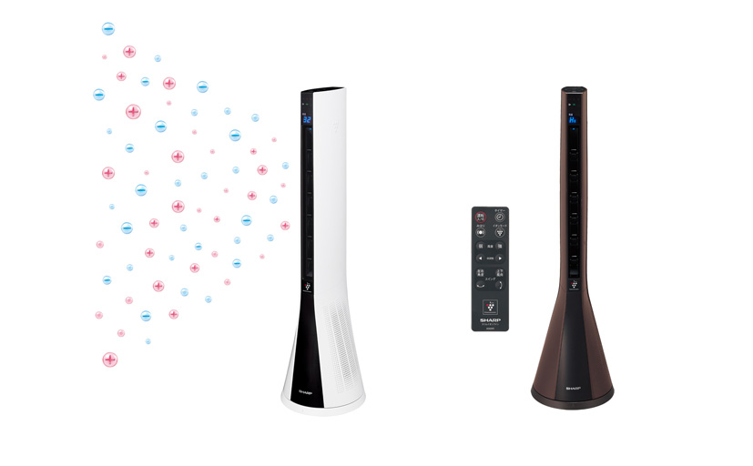 シャープ　プラズマクラスタースリムイオンファン（美品） プラズマクラスタースリムイオンファン<PF-FTC1>：ニュースリリース