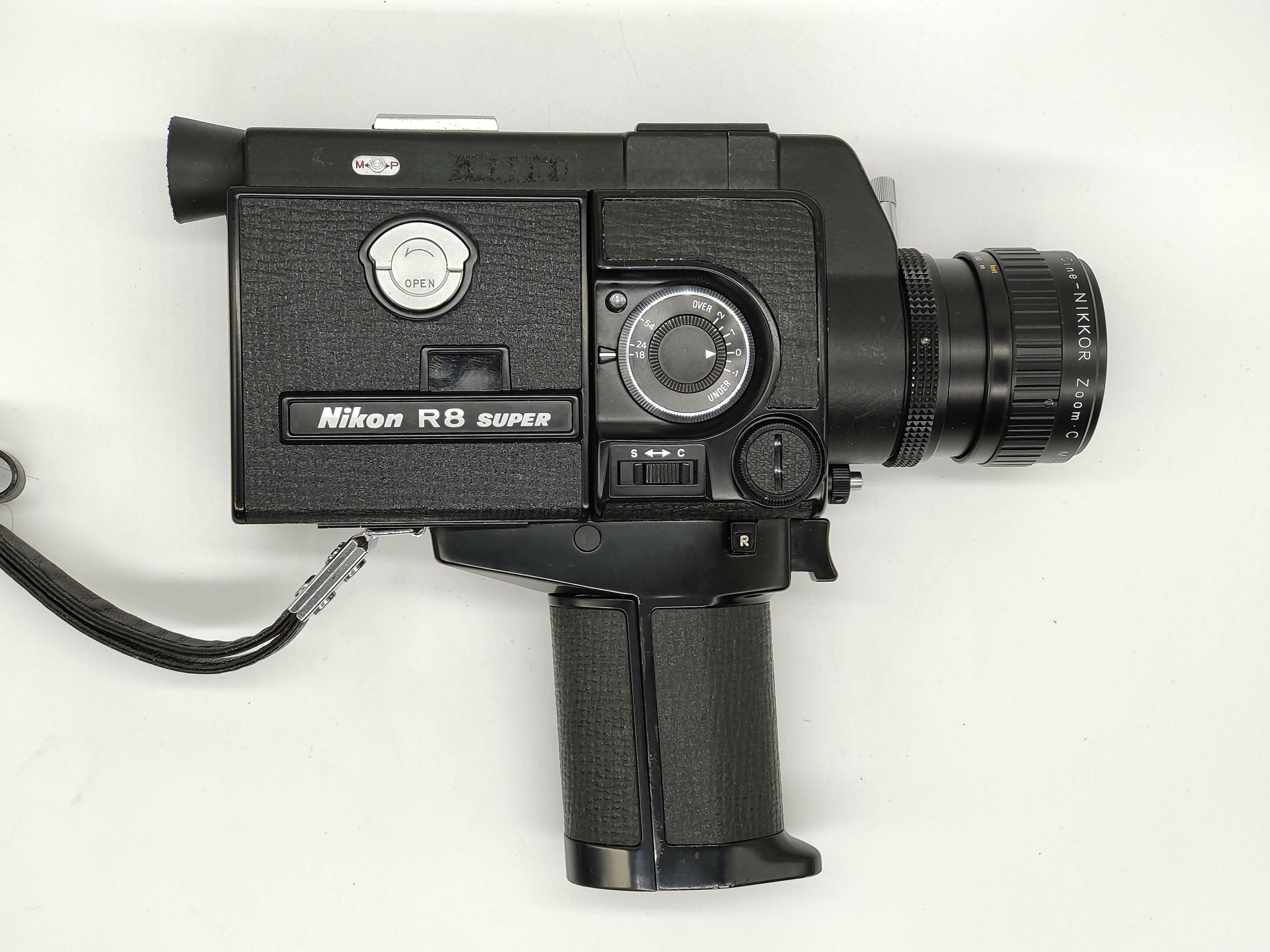 FILM TESTED Nikon R8 Super: Super-8 movie camera. Rewind pickup