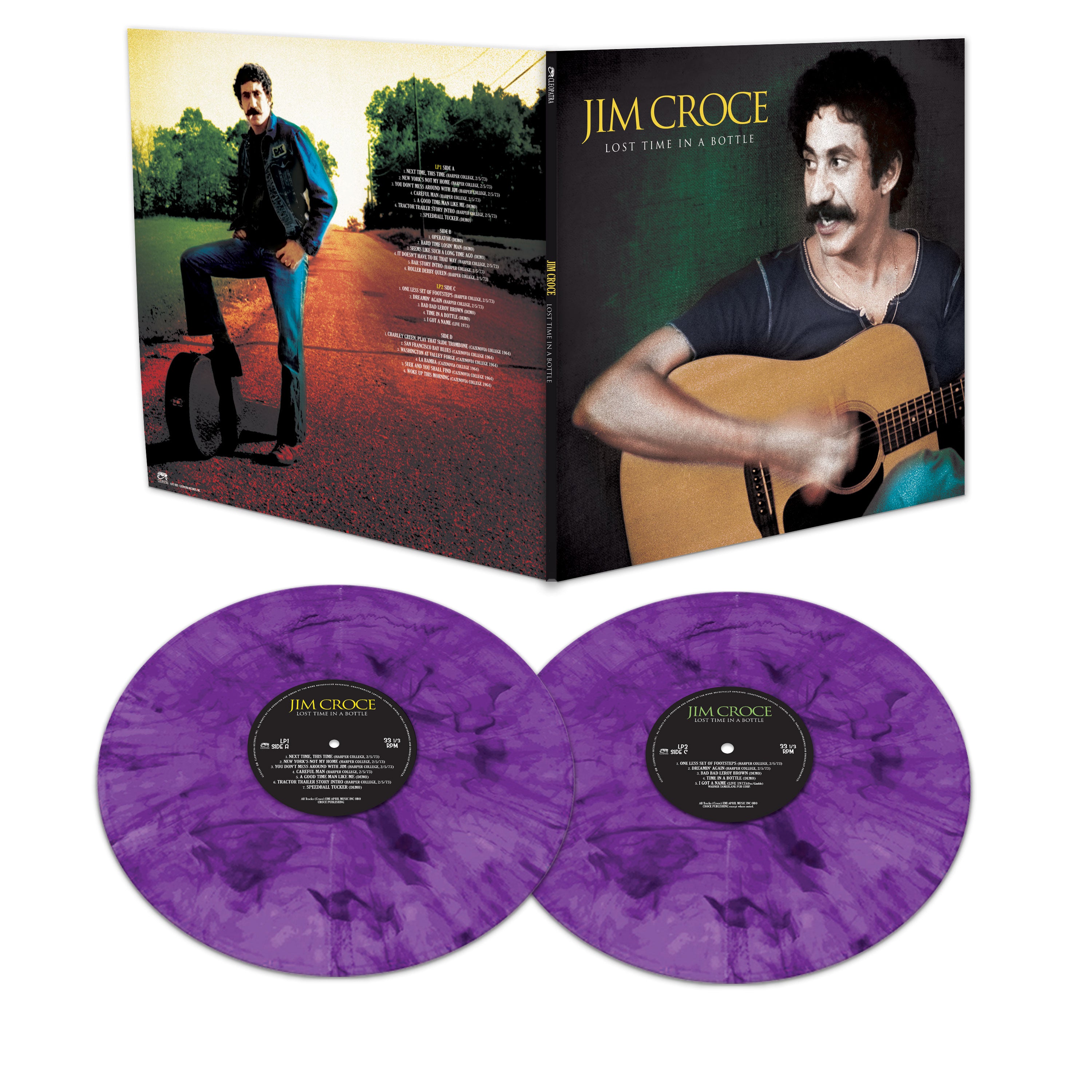 Jim Croce - Lost Time In A Bottle (Purple Marble Double Vinyl
