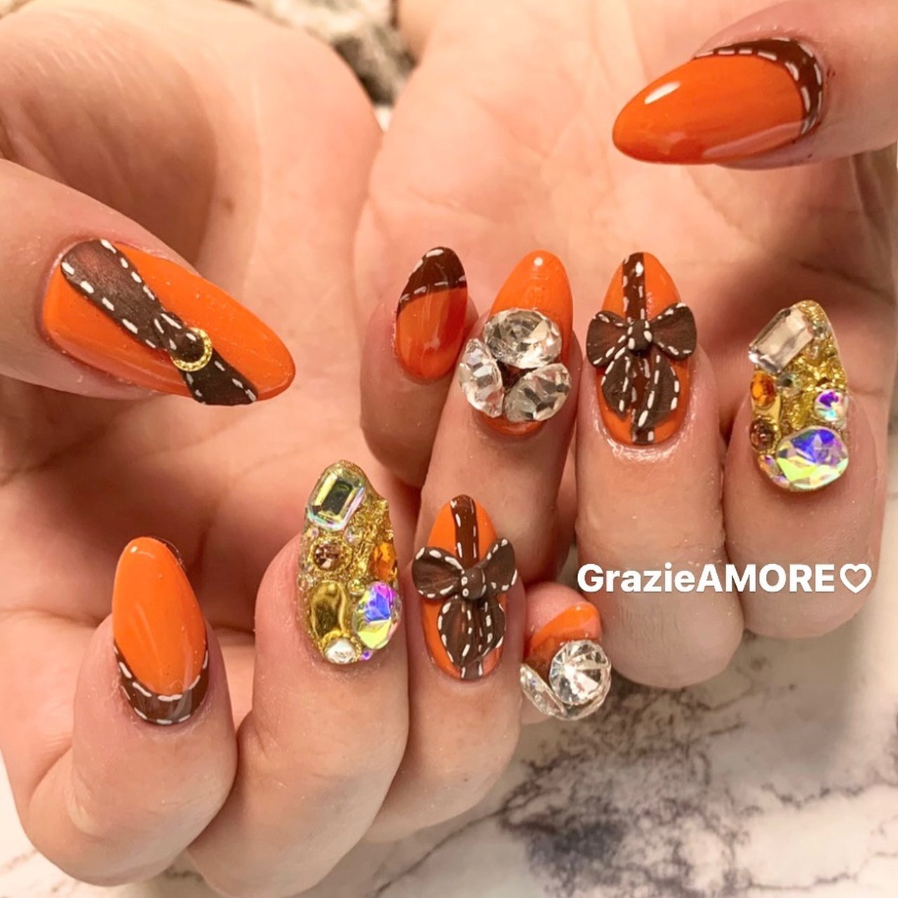 Grazie AMOREのネイルデザイン[No.6003463]｜ネイルブック