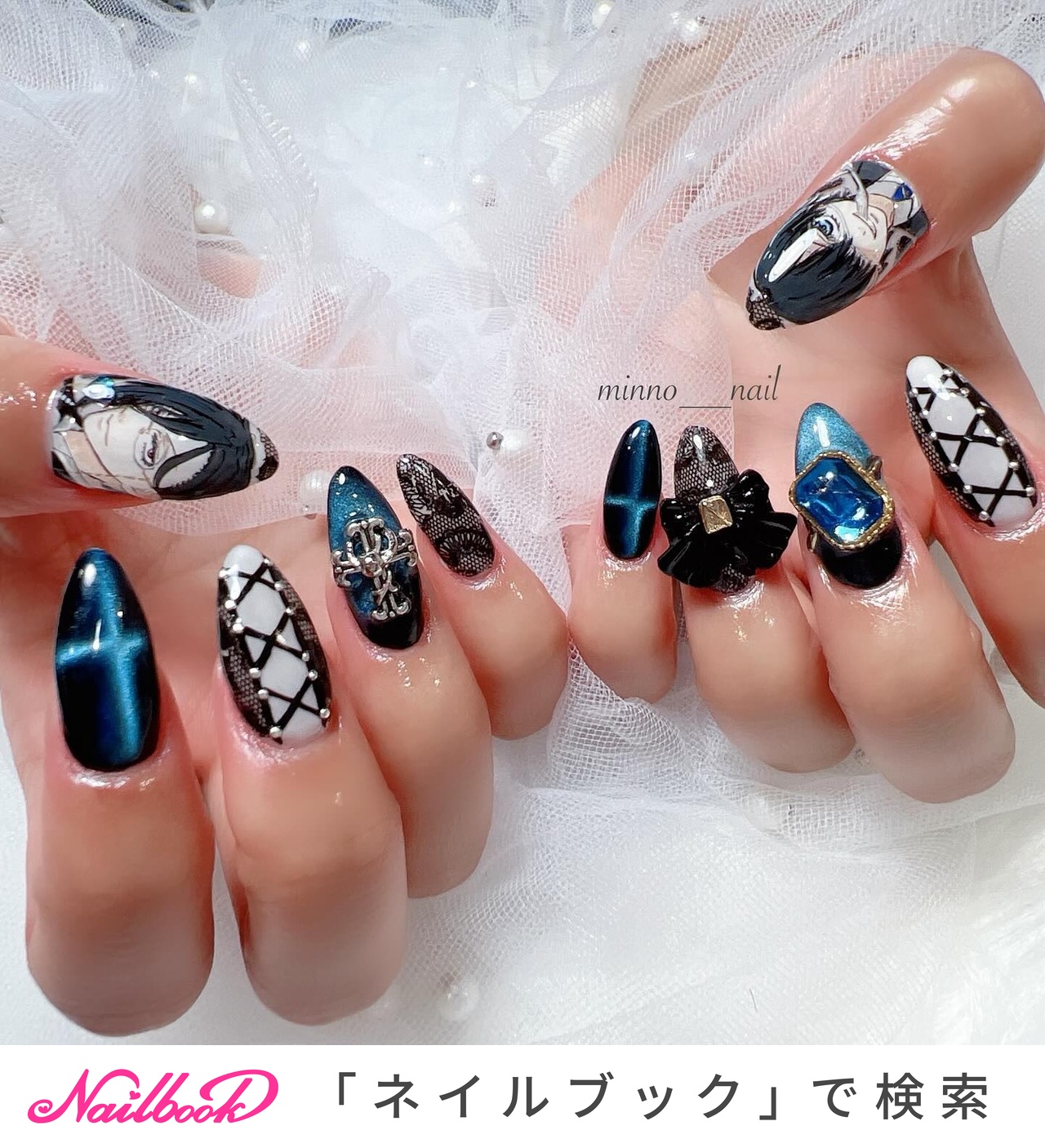 痛ネイル/個性派 - minno__nailのネイルデザイン[No.8812703]｜ネイル