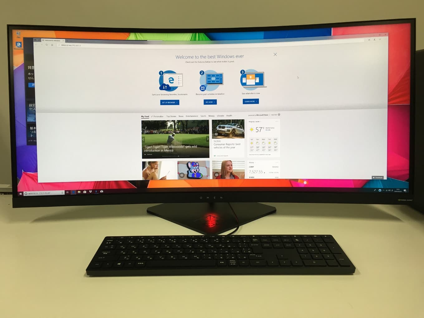 OMEN X by HP 35 曲面型ディスプレイのレビュー