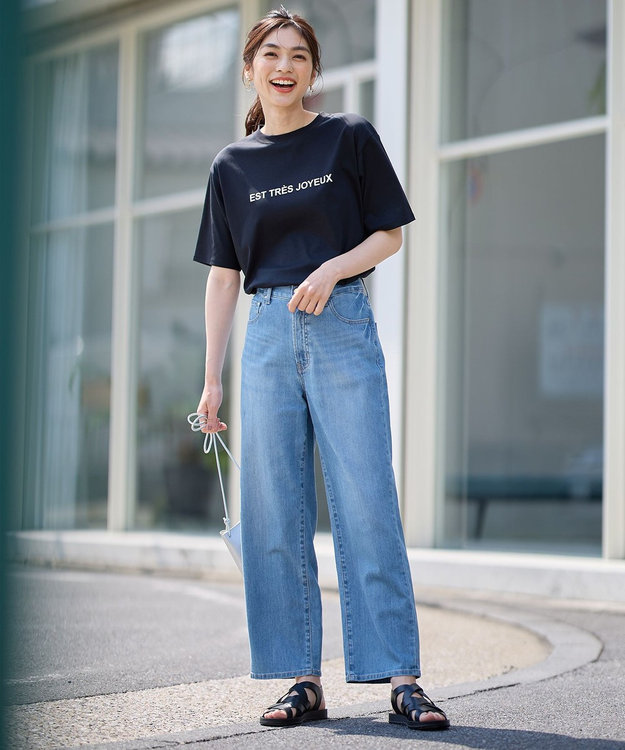 洗濯機可能/ストレッチ】カーブラインジーンズ / ANY | ファッション