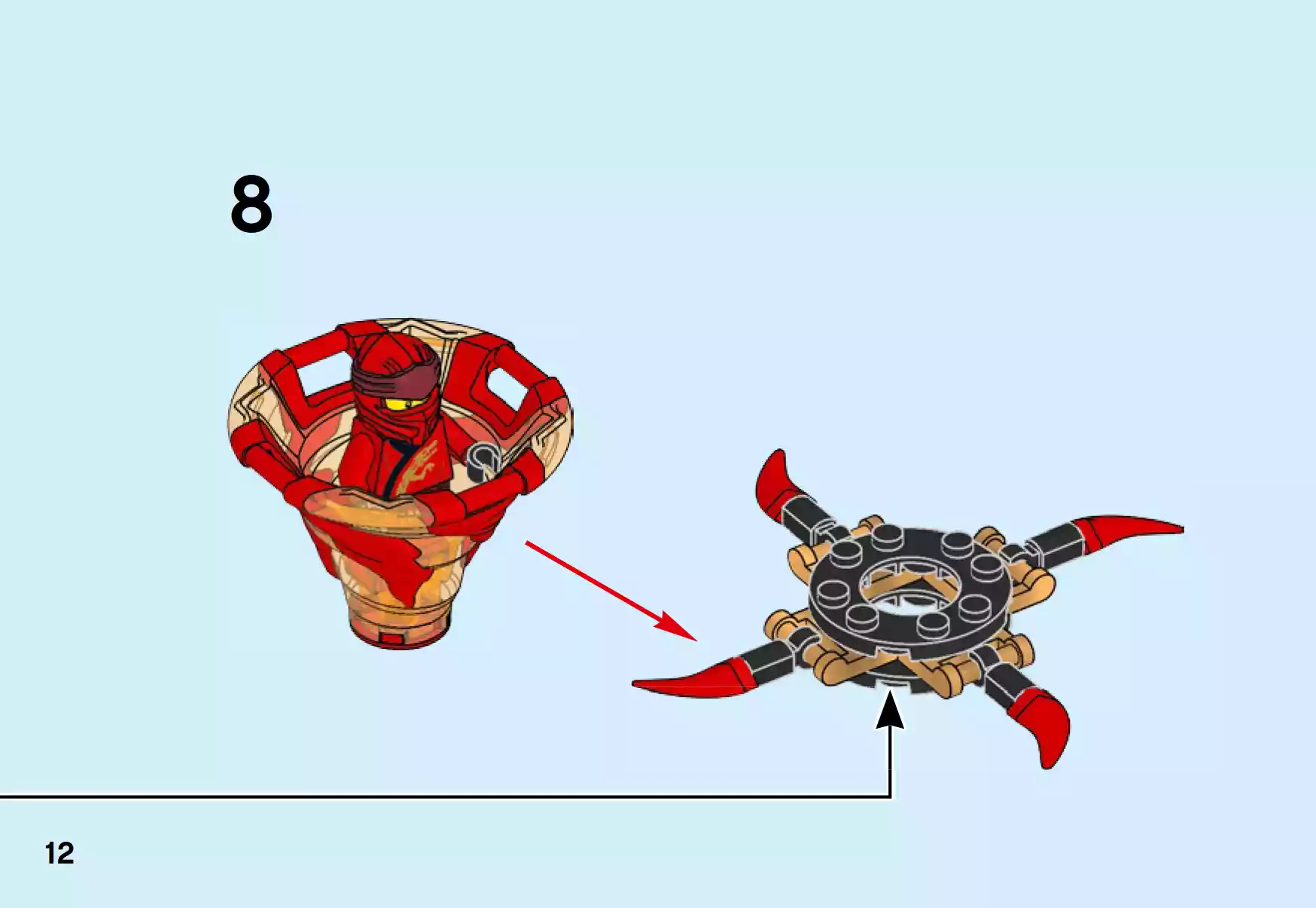 Lego NINJAGO 70659 - инструкция по сборке набора ЛЕГО Кай: мастер