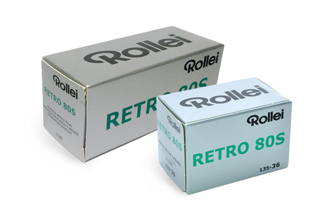 スーパーパンクロマティック白黒フィルム Rollei Retro 80s 120