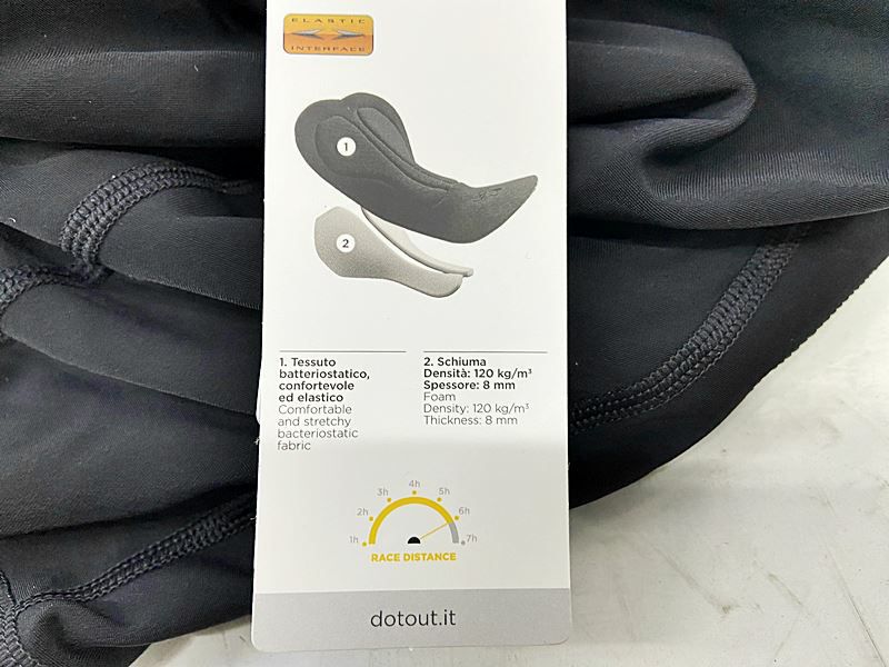 未使用品 ドットアウト DOTOUT ストライプビブタイツ STRIPE BIB TIGHT