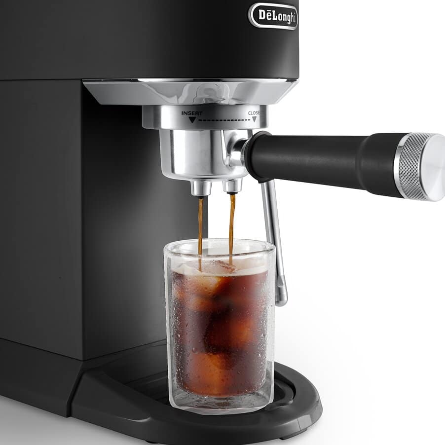 デディカ デュオ エスプレッソ・カプチーノメーカー ブラック EC890J-B