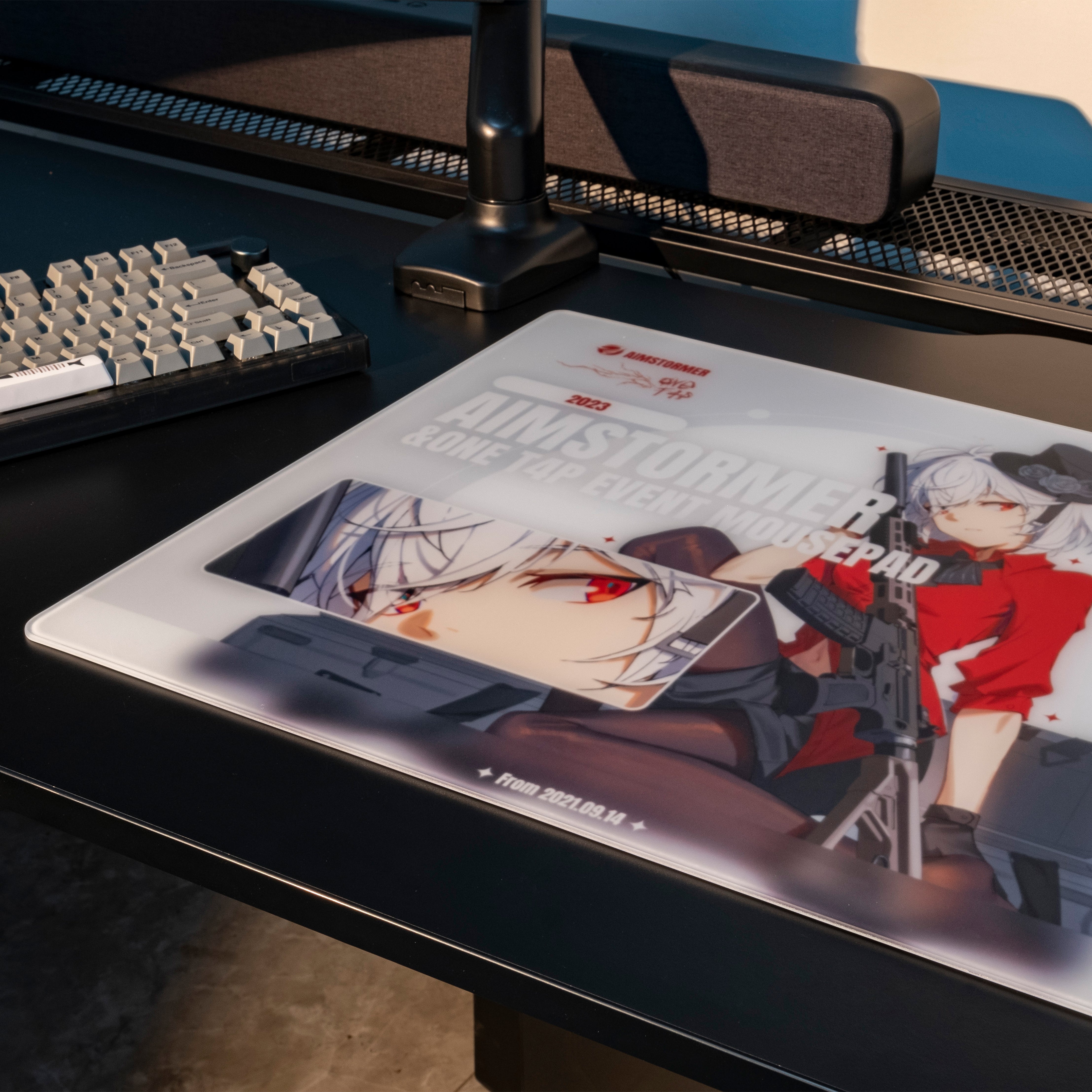 Dream Gamer 逐夢者 雷 Thunder スピード型 ガラスマウスパッド