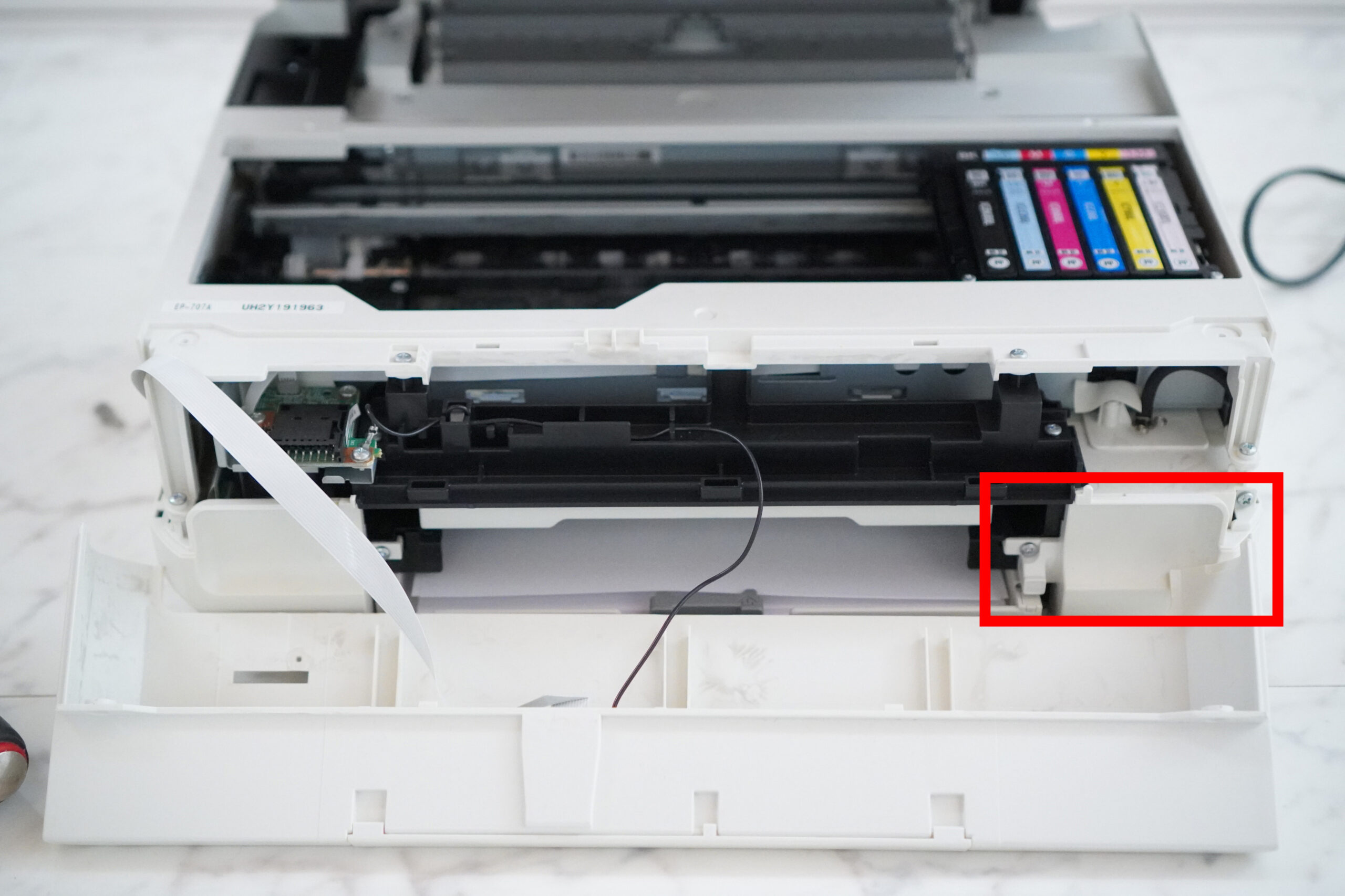 画像解説】EPSON廃インク吸収パッドを自分で交換してみた(EP-707A