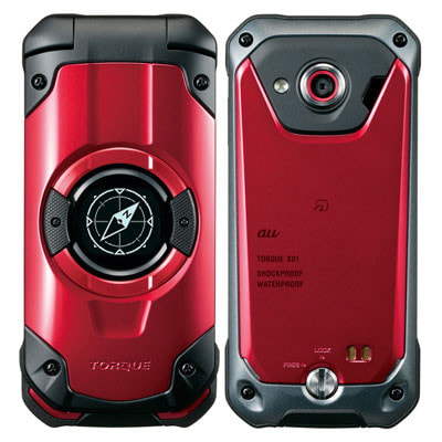 au TORQUE X01 KYF33 RED|中古ガラケー格安販売の【イオシス】